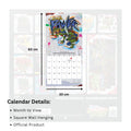 TEENAGE MUTANT NINJA TURTLES 2025 SQUARE CALENDAR