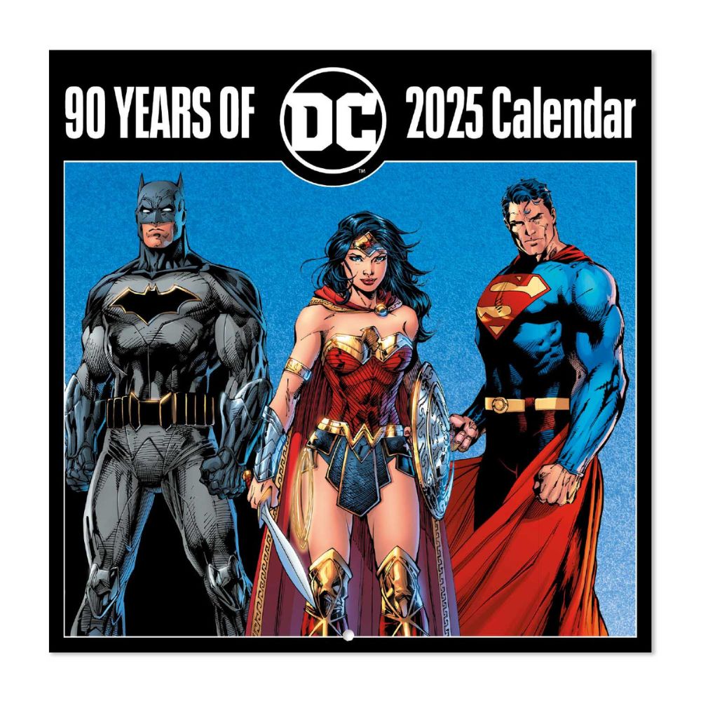 DC COMICS 90TH ANNIVERSARY 2025 SQUARE CALENDAR Danilo Promotions