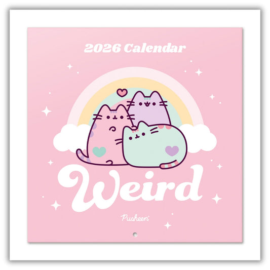 PUSHEEN 2026 SQUARE CALENDAR