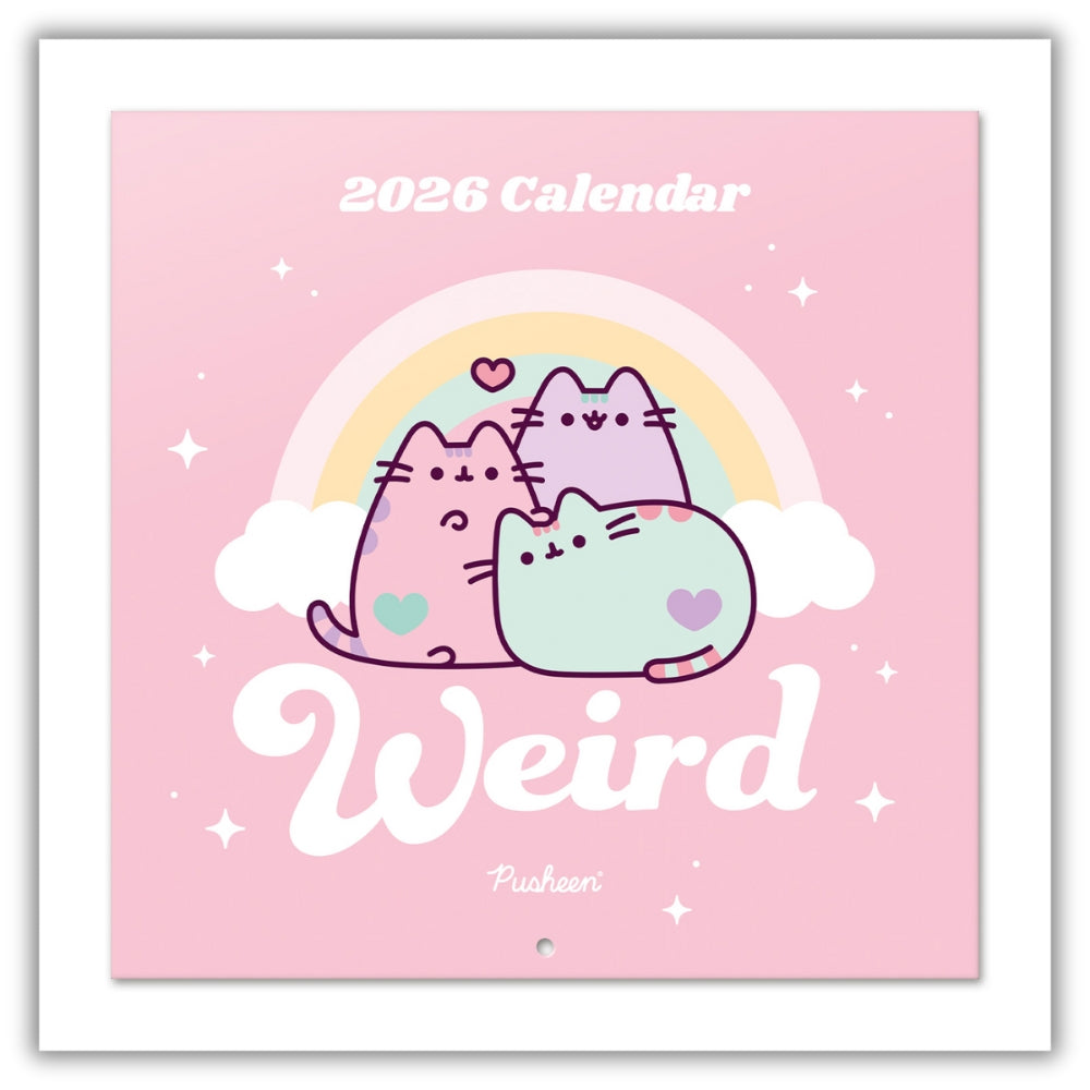 PUSHEEN 2026 SQUARE CALENDAR