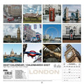 LONDON 2027 16 MONTH SQUARE CALENDAR