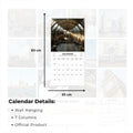 LONDON 2027 16 MONTH SQUARE CALENDAR