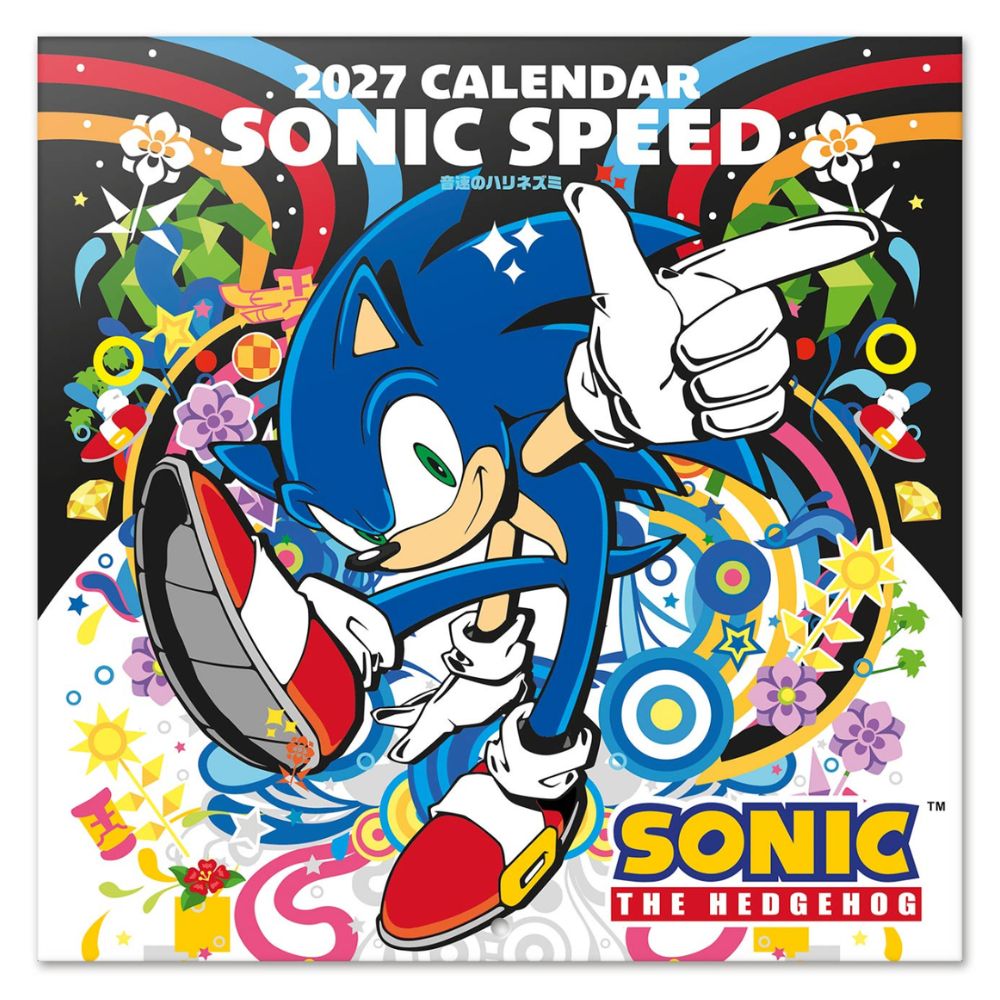 SONIC THE HEDGEHOG 2027 SQUARE CALENDAR