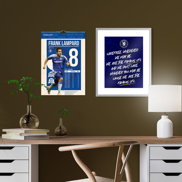 Chelsea FC 2024 - A3-Posterkalender: Original Danilo-Kalender