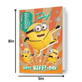 Despicable Me Minions '5 Today' 5th Birthday Card