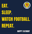 Scotland FC Birthday Card
