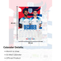 England Men Football 2024 A3 Calendar