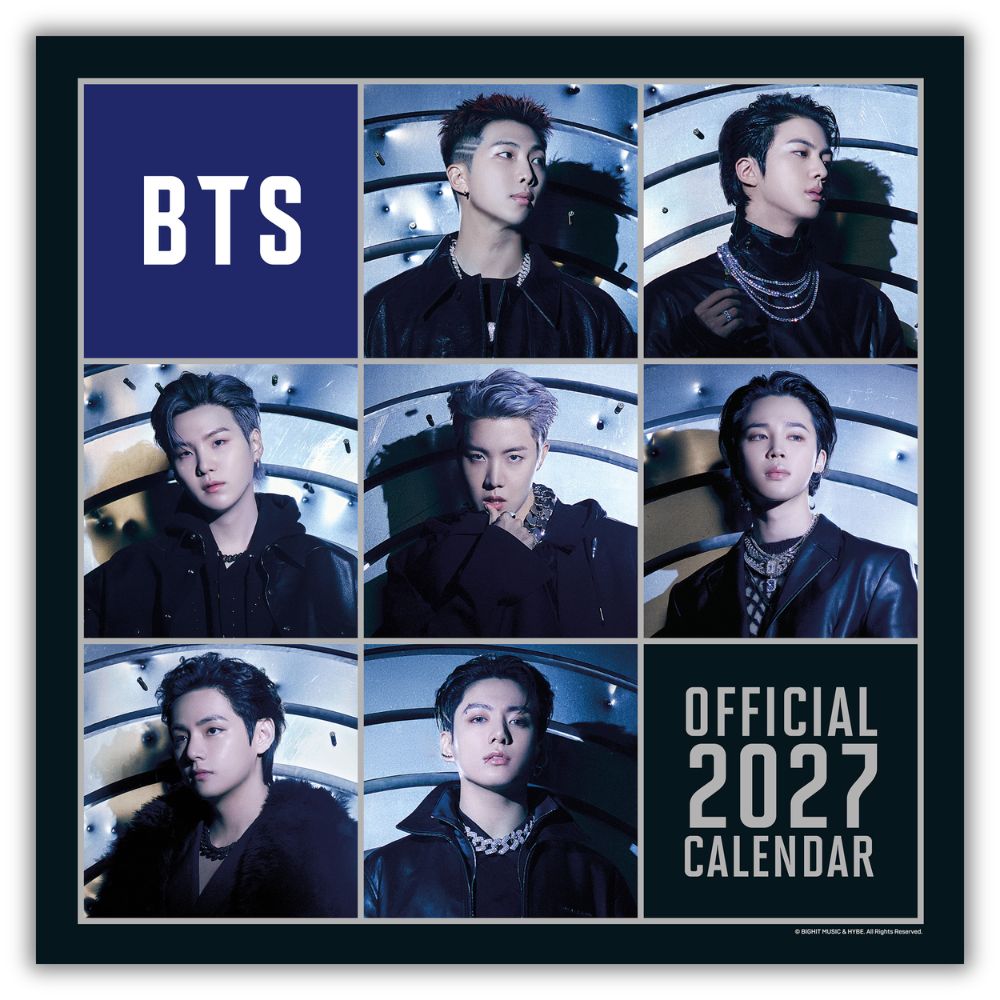 BTS 2027 SQUARE CALENDAR - MULTI-LANGUAGE