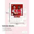 ARSENAL FC 2027 A3 CALENDAR