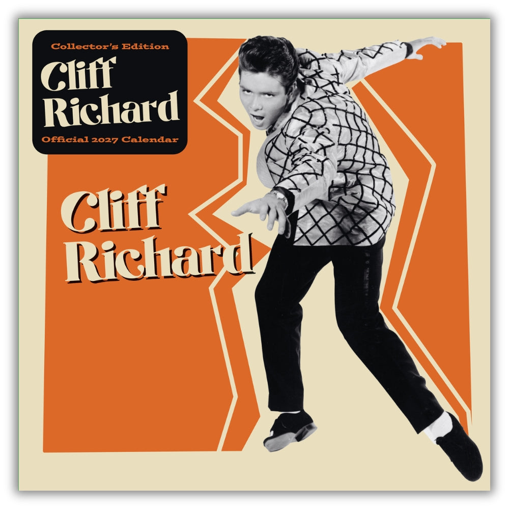 CLIFF RICHARD 2027 COLLECTOR'S EDITION RECORD SLEEVE CALENDAR - PRE-ORDER