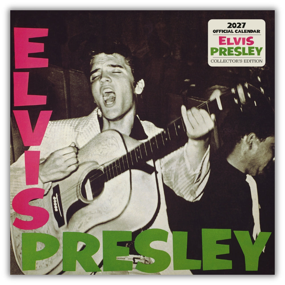 ELVIS 2027 COLLECTOR'S EDITION RECORD SLEEVE CALENDAR
