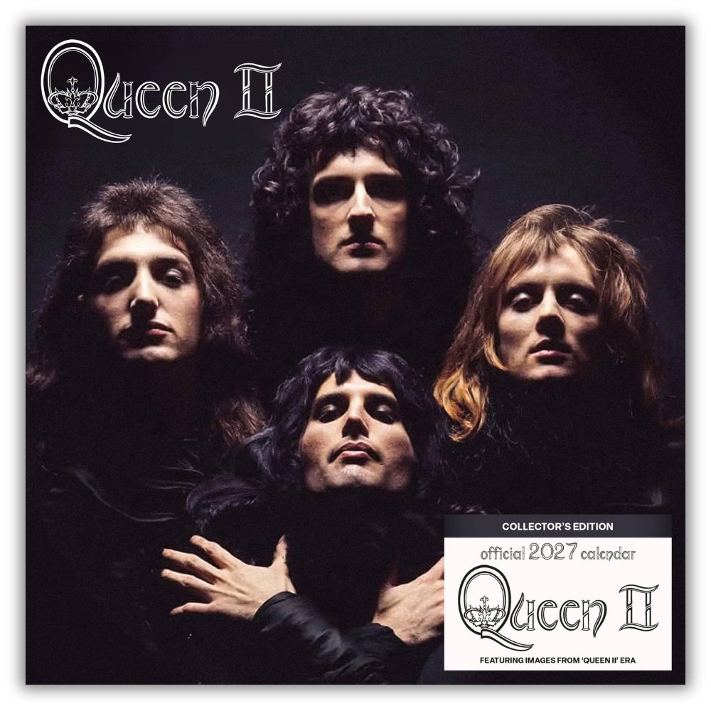QUEEN 2027 COLLECTOR'S EDITION RECORD SLEEVE CALENDAR