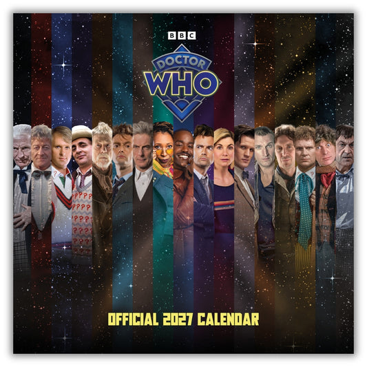 DOCTOR WHO CLASSIC EDITION 2027 SQUARE CALENDAR - PRE-ORDER