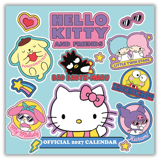 HELLO KITTY & FRIENDS 2027 SQUARE CALENDAR