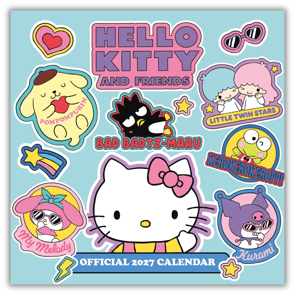 HELLO KITTY & FRIENDS 2027 SQUARE CALENDAR - PRE-ORDER