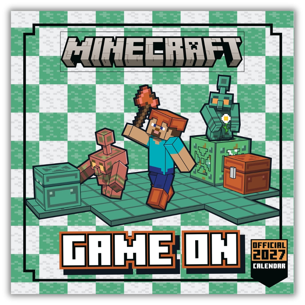 MINECRAFT 2027 SQUARE CALENDAR - PRE-ORDER