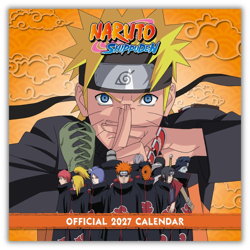 NARUTO SHIPPUDEN 2027 SQUARE CALENDAR - PRE-ORDER