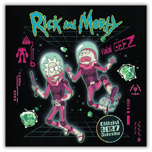 RICK AND MORTY 2027 SQUARE CALENDAR