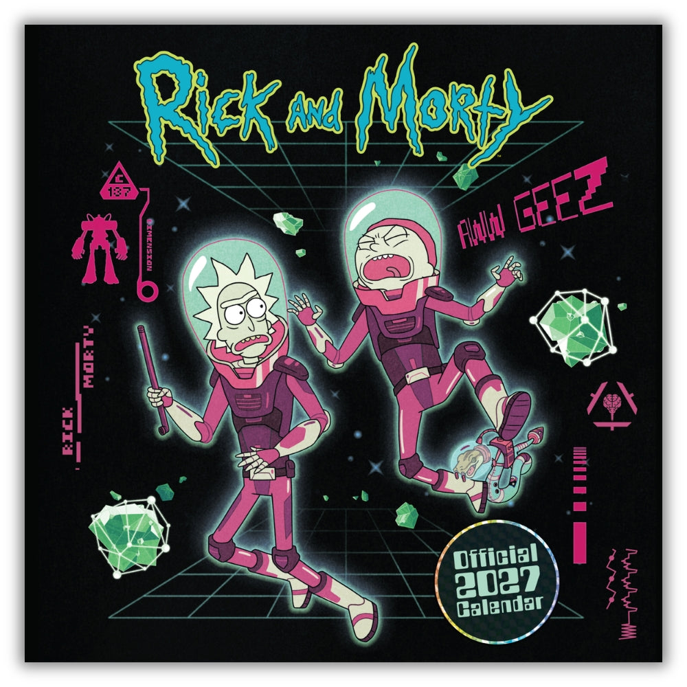 RICK AND MORTY 2027 SQUARE CALENDAR - PRE-ORDER