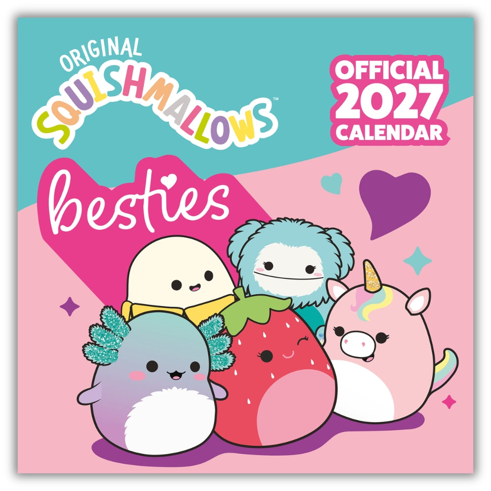 SQUISHMALLOWS 2027 SQUARE CALENDAR - PRE-ORDER