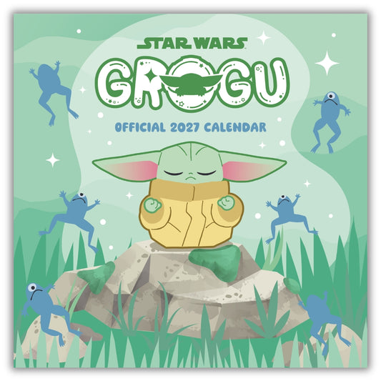 STAR WARS THE MANDALORIAN GROGU 2027 SQUARE CALENDAR