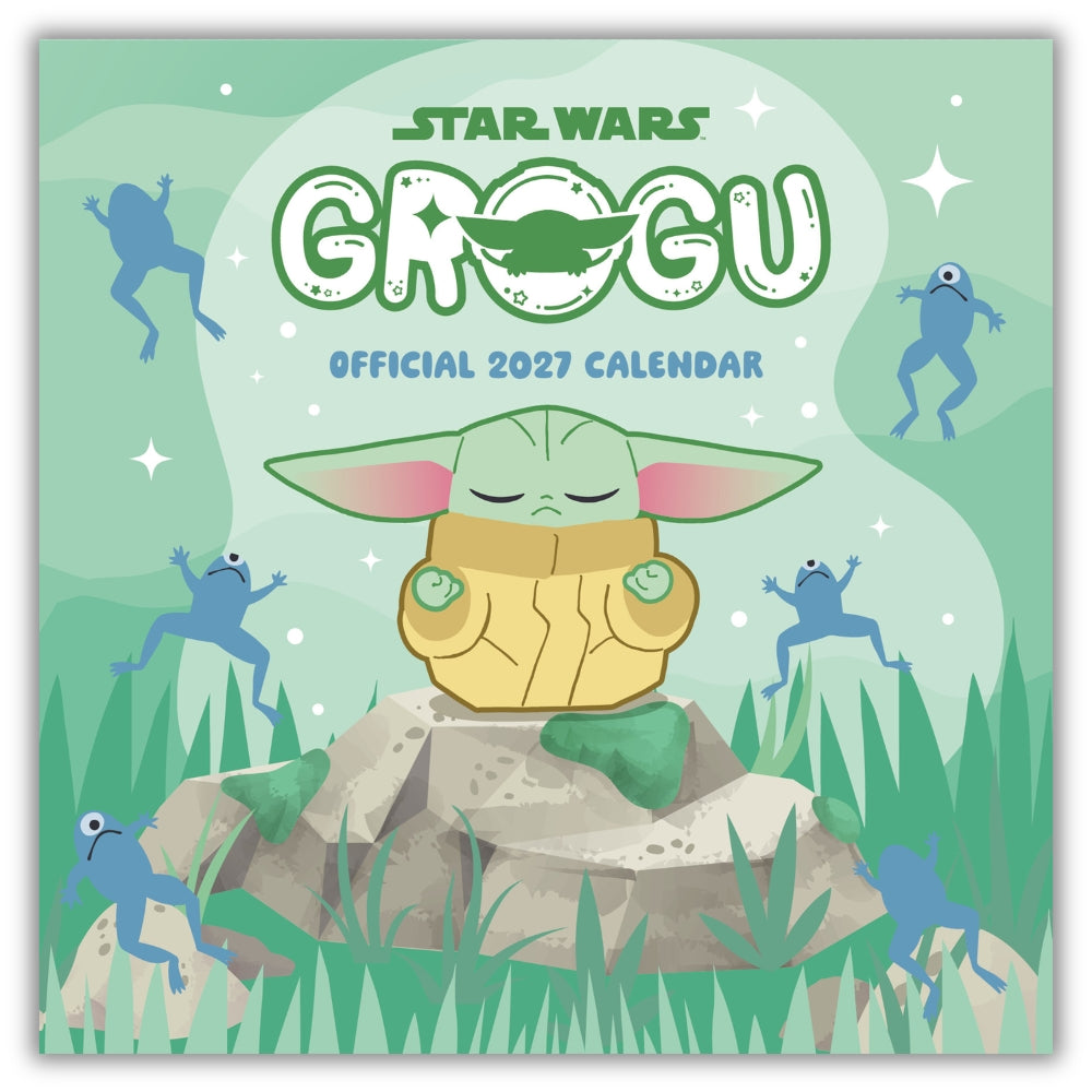 STAR WARS THE MANDALORIAN GROGU 2027 SQUARE CALENDAR
