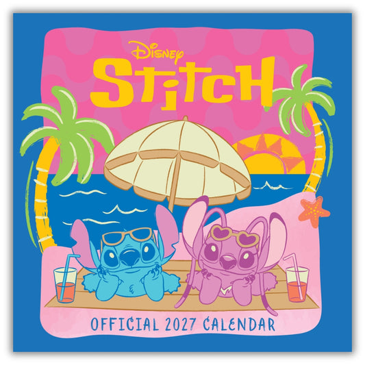 STITCH 2027 SQUARE CALENDAR - MULTI LANGUAGE