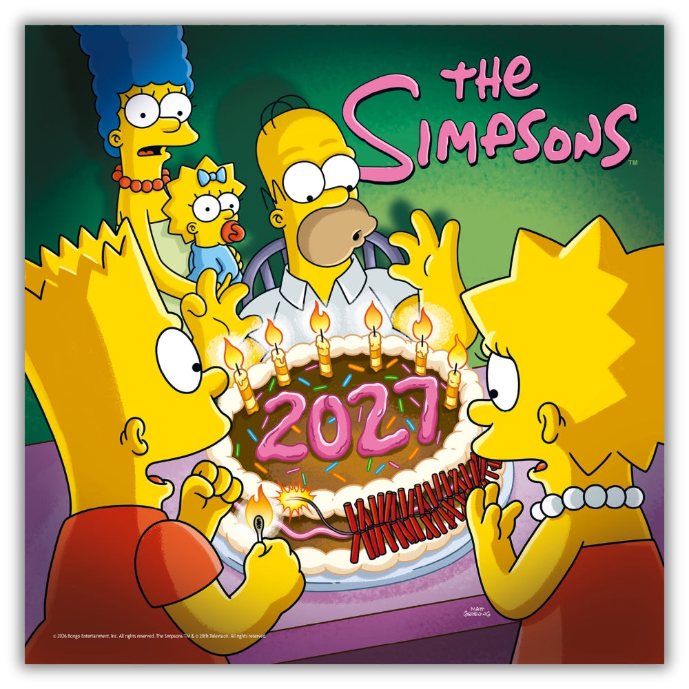 THE SIMPSONS 2027 SQUARE CALENDAR - PRE-ORDER