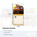 VW CAMPERVANS 2027 SQUARE CALENDAR