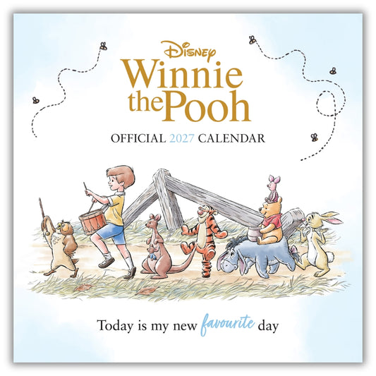 WINNIE THE POOH 2027 SQUARE CALENDAR