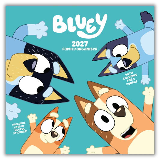 BLUEY 2027 FAMILY ORGANISER CALENDAR