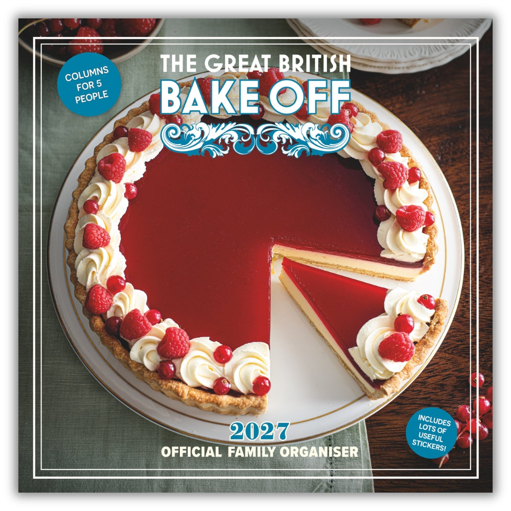 THE GREAT BRITISH BAKE OFF 2027 FAMILY ORGANISER CALENDAR (WITH STICKERS) - PRE-ORDER