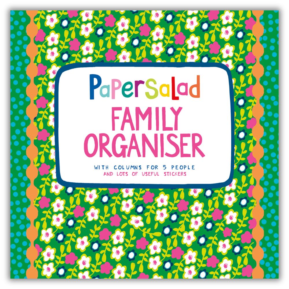 PAPER SALAD 2027 FAMILY ORGANISER CALENDAR (WITH STICKERS)