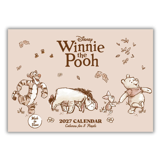 WINNIE THE POOH 2027 A4 ORGANISER CALENDAR