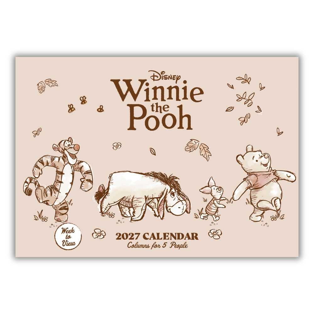WINNIE THE POOH 2027 A4 ORGANISER CALENDAR