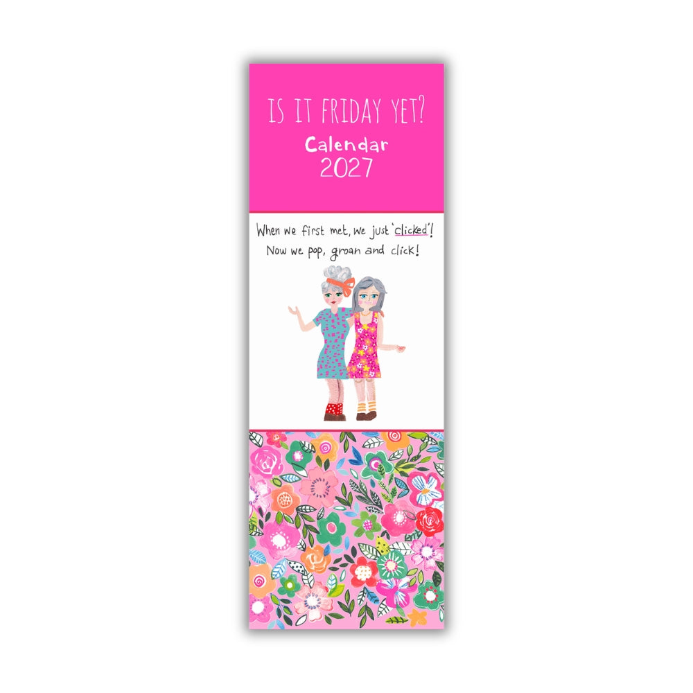 PAPER SALAD IS IT FRIDAY YET? 2027 SLIM CALENDAR - PRE-ORDER