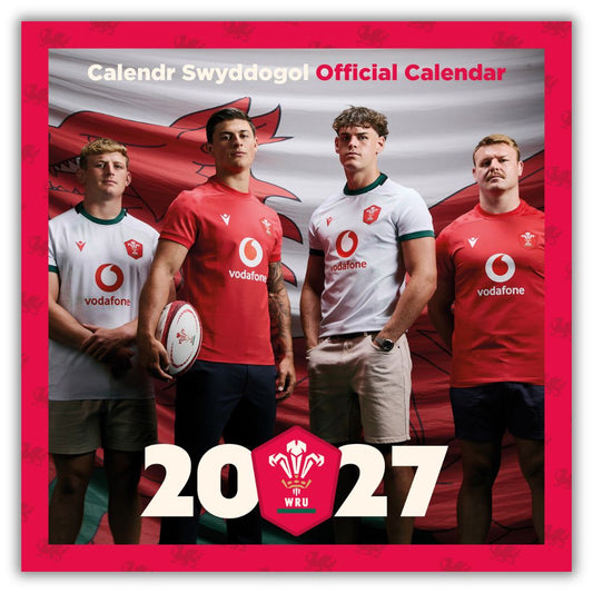 WELSH RUGBY UNION 2027 SQUARE CALENDAR - PRE-ORDER