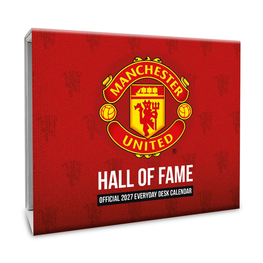 MANCHESTER UNITED FC 2027 DESK BLOCK CALENDAR
