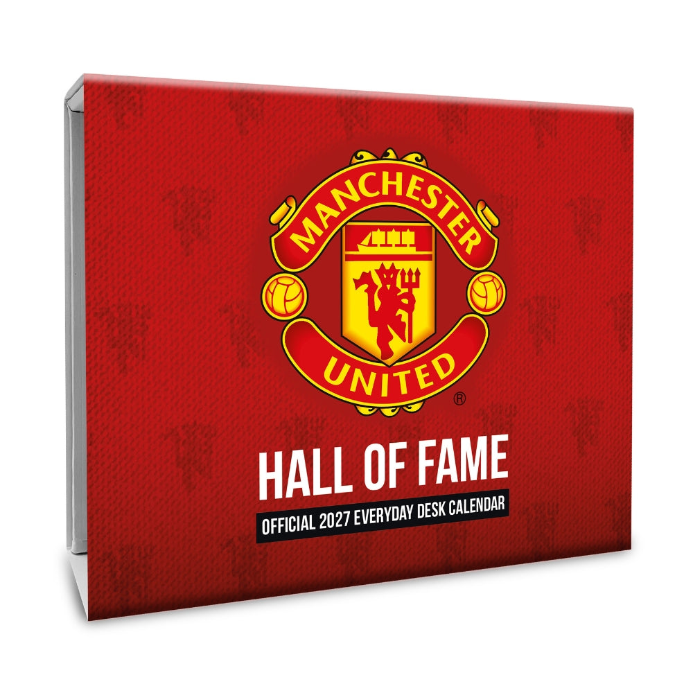 MANCHESTER UNITED FC 2027 DESK BLOCK CALENDAR