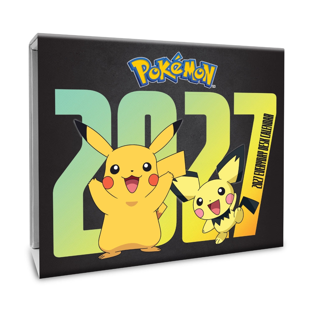 POKEMON 2027 DESK BLOCK CALENDAR