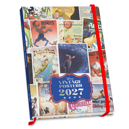 DISNEY VINTAGE POSTERS 2027 A5 DIARY