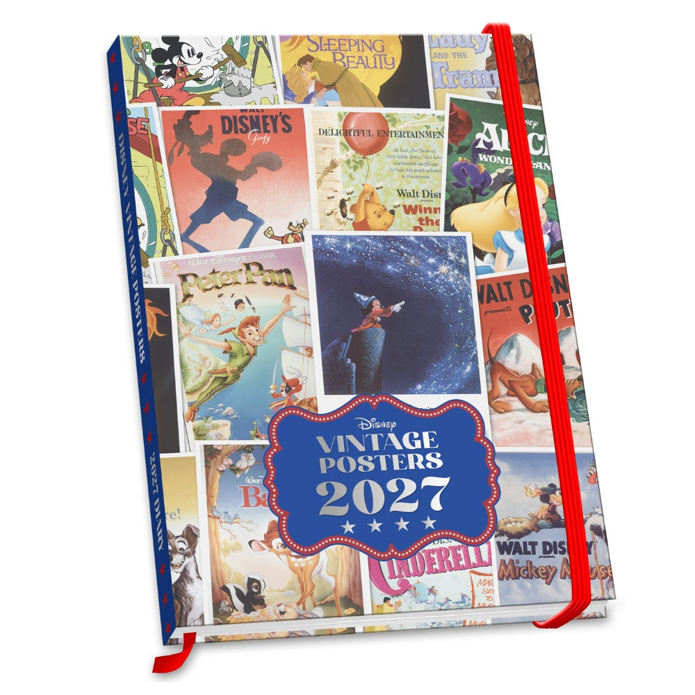 DISNEY VINTAGE POSTERS 2027 A5 DIARY