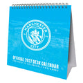 MANCHESTER CITY FC 2027 DESK EASEL CALENDAR (POSTCARDS)