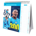 MANCHESTER CITY FC 2027 DESK EASEL CALENDAR (POSTCARDS)