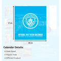 MANCHESTER CITY FC 2027 DESK EASEL CALENDAR (POSTCARDS)