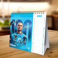 MANCHESTER CITY FC 2027 DESK EASEL CALENDAR (POSTCARDS)
