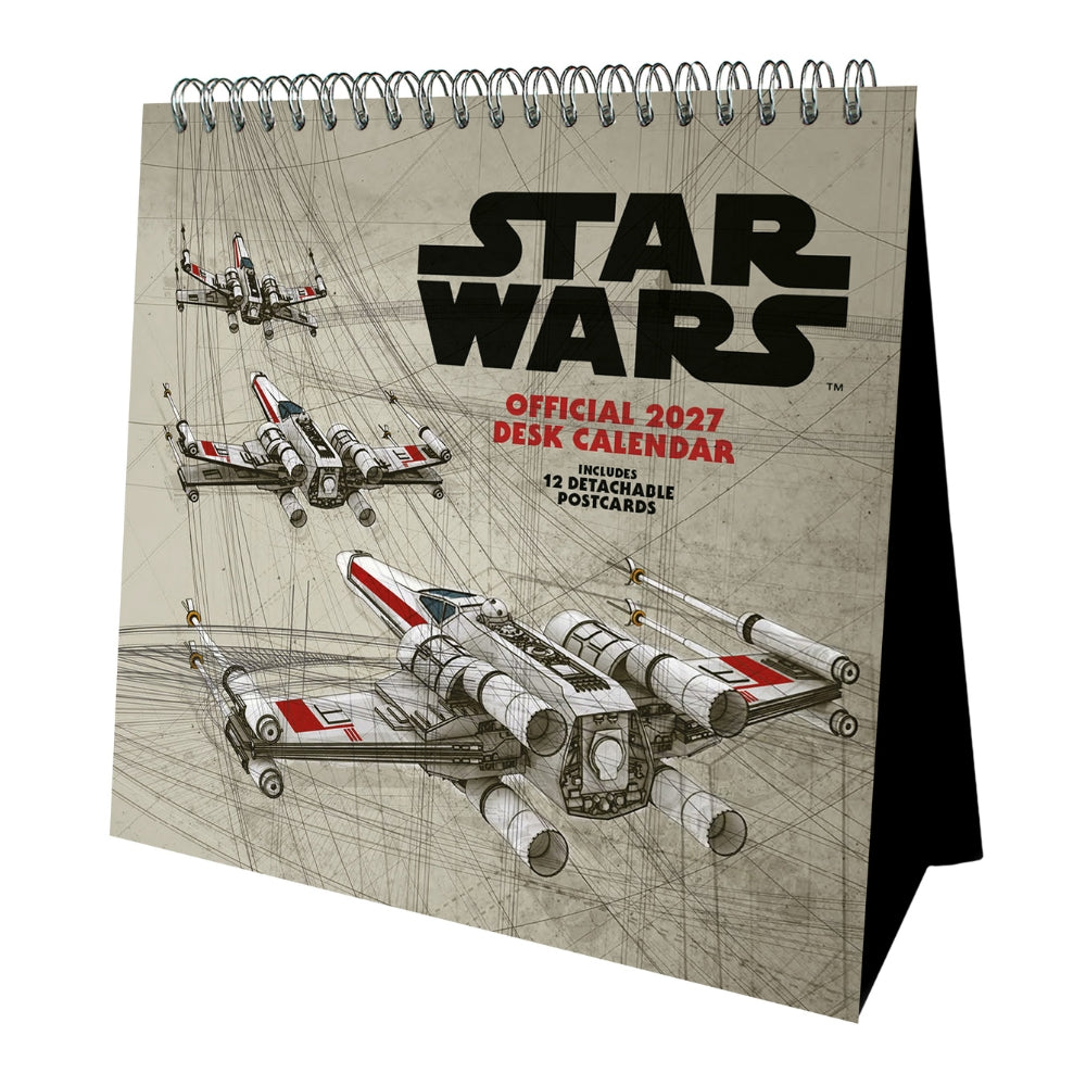 STAR WARS CLASSIC 2027 POST CARD DESK EASEL CALENDAR - PRE-ORDER