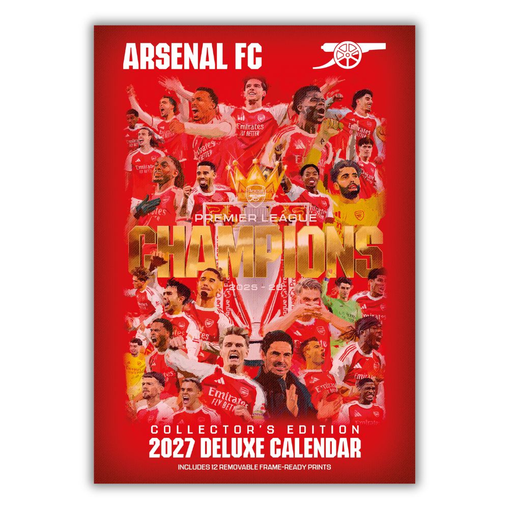 ARSENAL FC 2027 A3 DELUXE CALENDAR