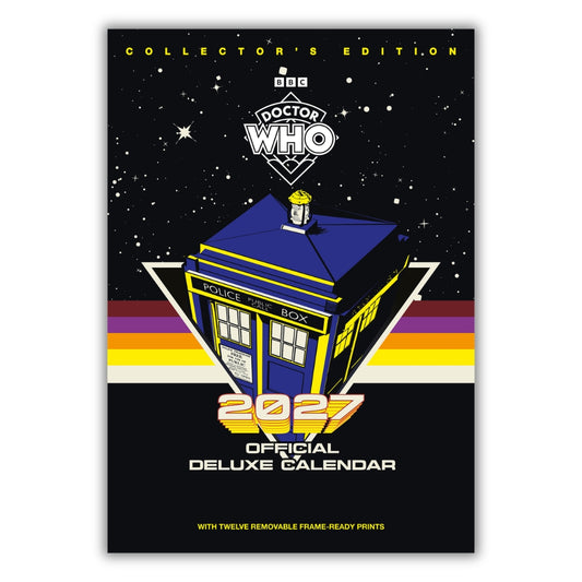DOCTOR WHO CLASSIC 2027 A3 DELUXE CALENDAR