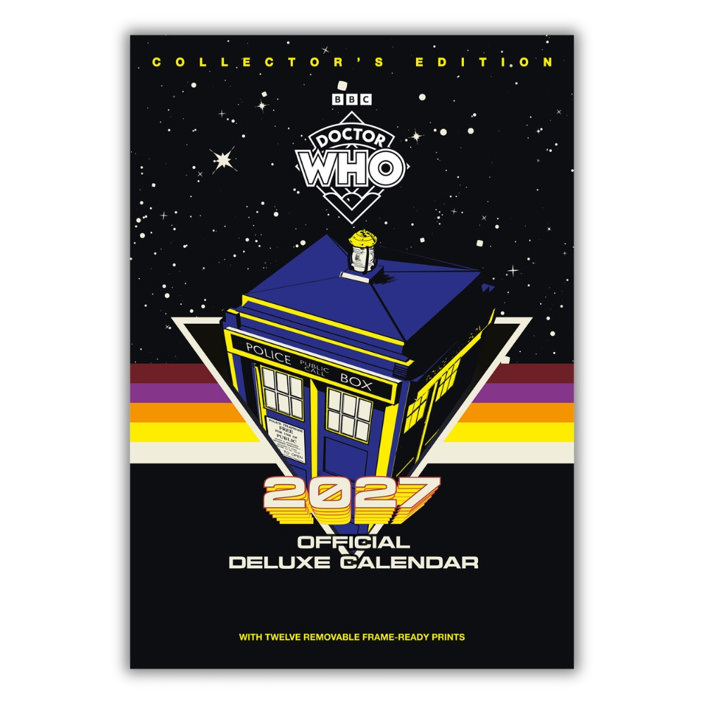 DOCTOR WHO CLASSIC 2027 A3 DELUXE CALENDAR - PRE-ORDER